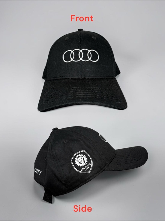 Other - Black Audi Hat Orlando City Adjustable